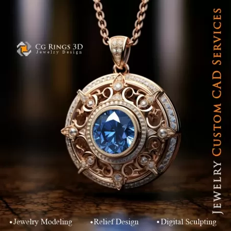 Colgante Infinito - CAD 3D de Joyería