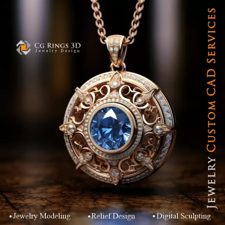 Infinite Pendant - Gioielli 3D CAD Infinite Pendant - Gioielli 3D CAD