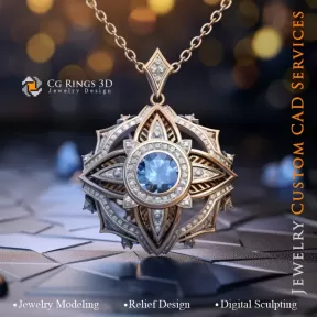 Infinite Pendant - CAD 3D Gioielli