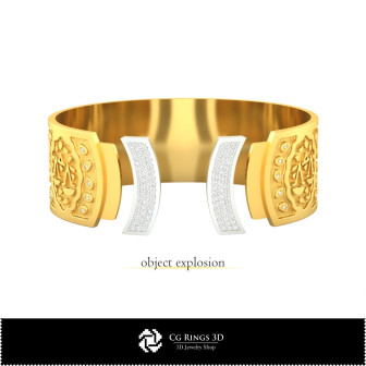 3D Women's Libra Zodiac Bracelet Home, Bijoux 3D CAO, Bracelets 3D CAO, Bracelets 3D , Bracelets Manchette 3D , Bracelets du Zod