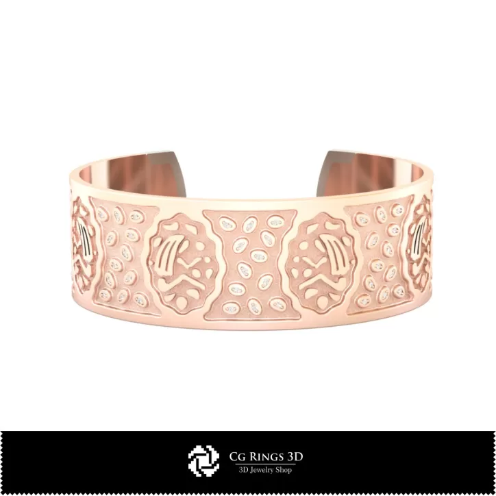 Bracelet Vierge pour femme - Bijoux 3D CAO Bracelet Vierge pour femme - Bijoux 3D CAO