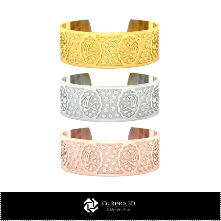 Bracelet Vierge pour femme - Bijoux 3D CAO Bracelet Vierge pour femme - Bijoux 3D CAO