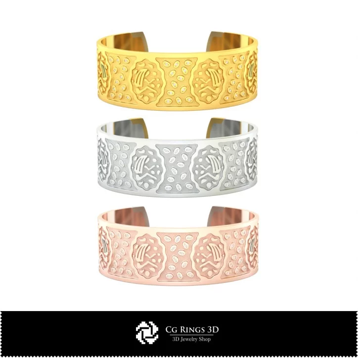 Bracelet Zodiaque Vierge Femme - Bijoux 3D CAO