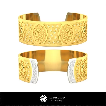 3D Women's Virgo Zodiac Bracelet Home, Bijoux 3D CAO, Bracelets 3D CAO, Bracelets 3D , Bracelets Manchette 3D , Bracelets du Zod