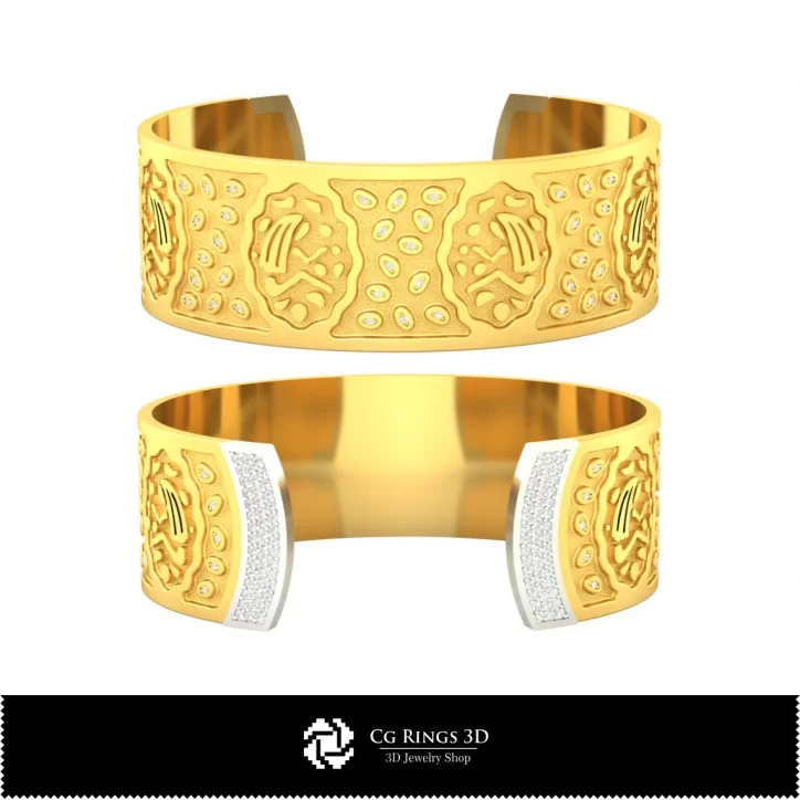 Women's Virgo Zodiac Bracelet - Jewelry 3D CAD