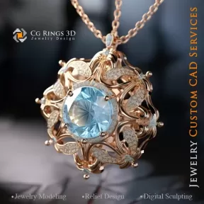 Vincent Van Gogh Anhänger - Schmuck 3D CAD