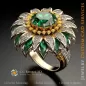 Sunflower Ring - Jewelry 3D CAD