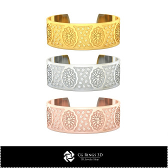 3D Women's Leo Zodiac Bracelet Home, Bijoux 3D CAO, Bracelets 3D CAO, Bracelets 3D , Bracelets Manchette 3D , Bracelets du Zodia