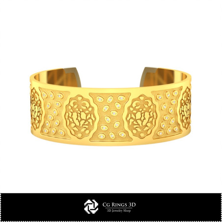 Women's Cancer Zodiac Bracelet - Jewelry 3D CAD