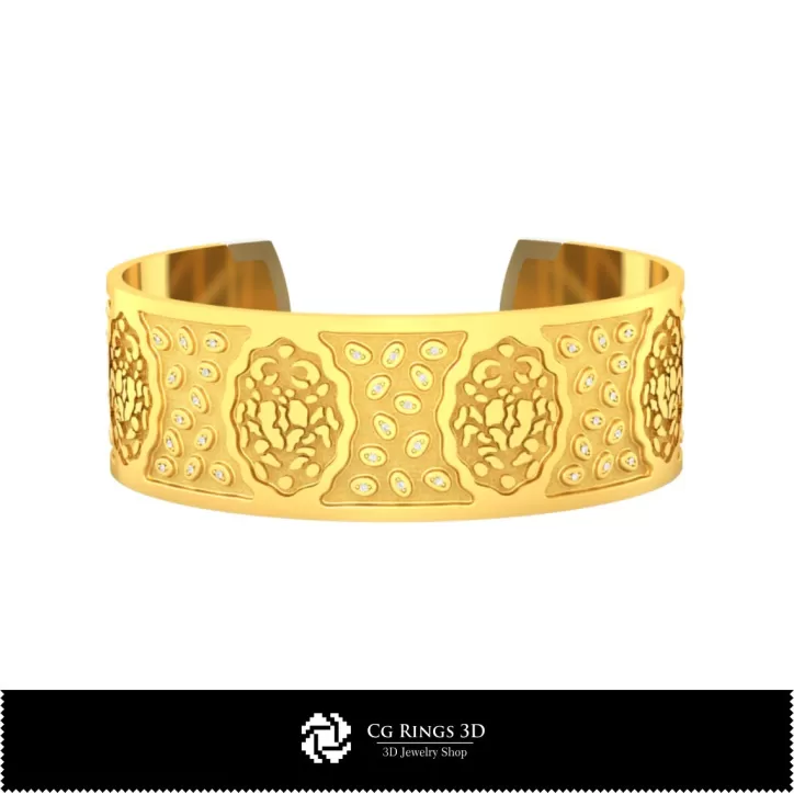 Bracciale zodiacale Cancro da donna - Gioielleria 3D CAD