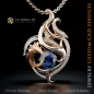 Maritime Waves Pendant - Jewelry 3D CAD
