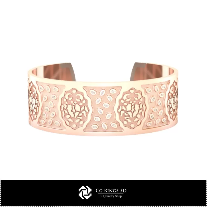 Bracciale zodiacale Cancro da donna - Gioielleria 3D CAD
