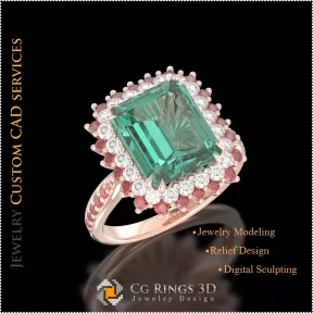 Anillo - CAD 3D de joyería