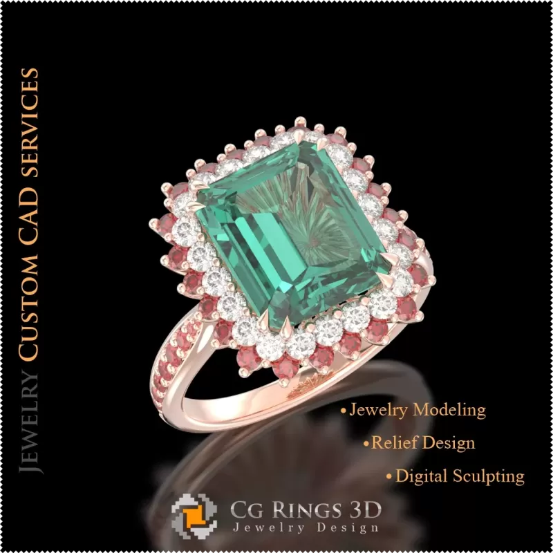 Anillo - CAD 3D de joyería