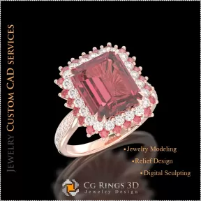 Anillo - CAD 3D de joyería