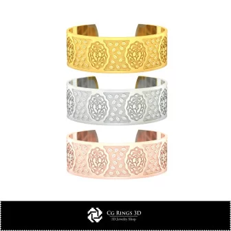 3D Women's Cancer Zodiac Bracelet Home, Jewelry 3D CAD, Bracelets 3D CAD , 3D Bracelets, 3D Cuff Bracelet, Zodiac Bracelets 3D