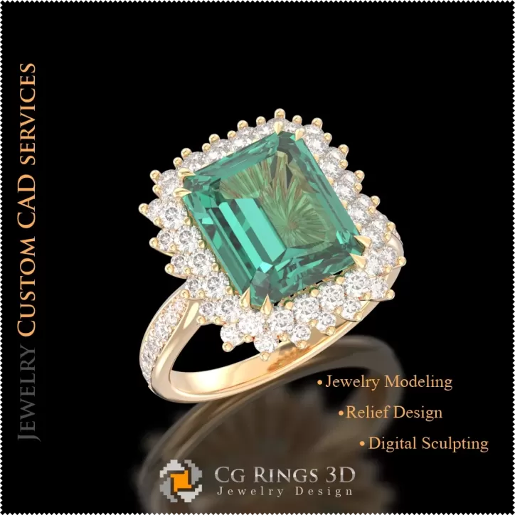 戒指 - 珠宝 3D CAD