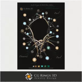 Collier Meduza - Joaillerie Design (Numérique)