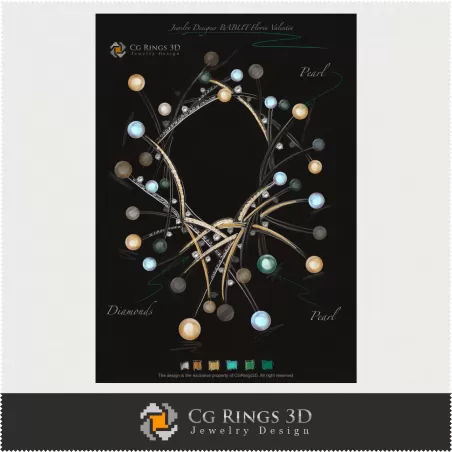 Meduza Necklace - Design Jewelry(Digital)