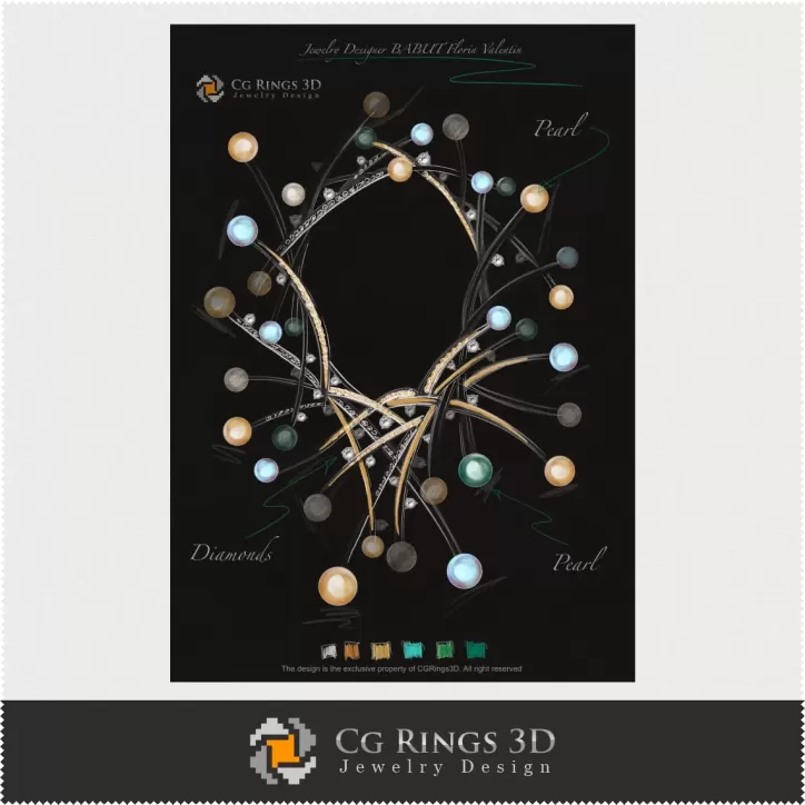 Meduza Halskette - Design Schmuck (Digital)