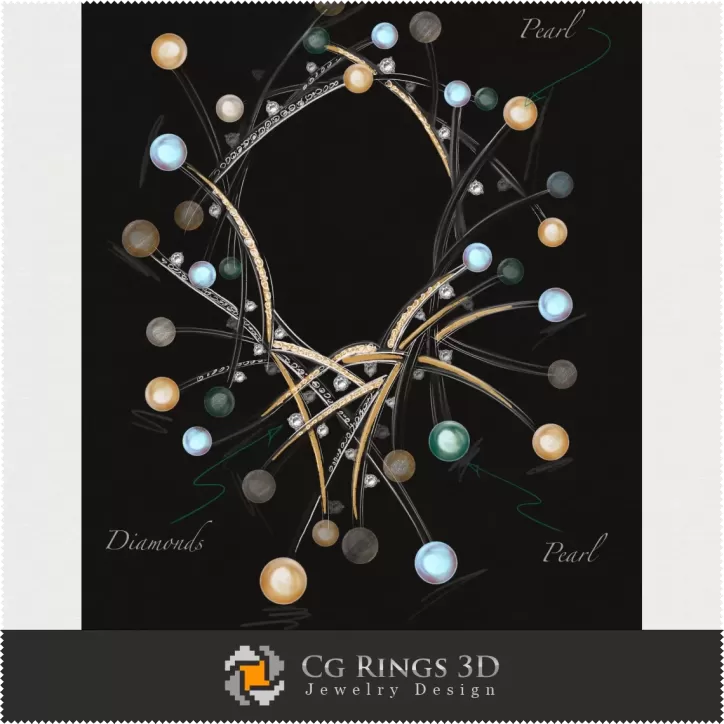 Meduza Halskette - Design Schmuck (Digital)