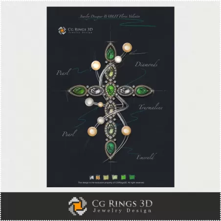 Pendentif - Joaillerie Design (Numérique)