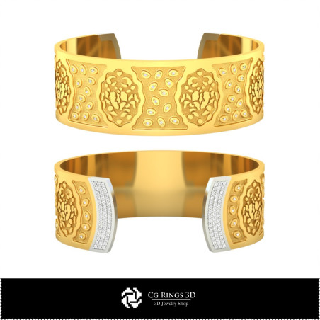 3D Women's Cancer Zodiac Bracelet Home,  Jewelry 3D CAD, Bracelets 3D CAD , 3D Bracelets, 3D Cuff Bracelet, Zodiac Bracelets 3D