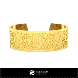 3D Women's Gemeni Zodiac Bracelet Home, Bijoux 3D CAO, Bracelets 3D CAO, Bracelets 3D , Bracelets Manchette 3D , Bracelets du Z