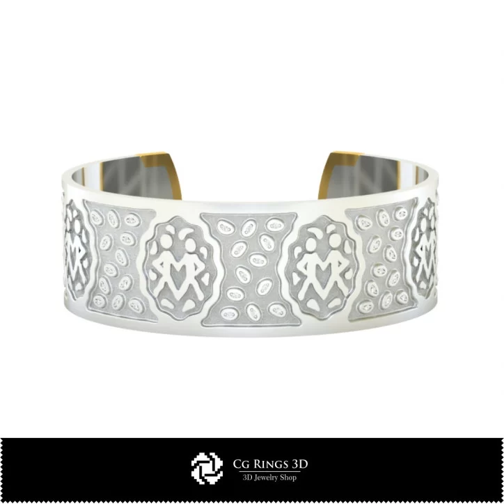 Bracelet Zodiaque Gémeaux Femme - Bijoux 3D CAO