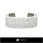 Bracciale Zodiacale Gemelli da Donna - Gioielleria CAD 3D