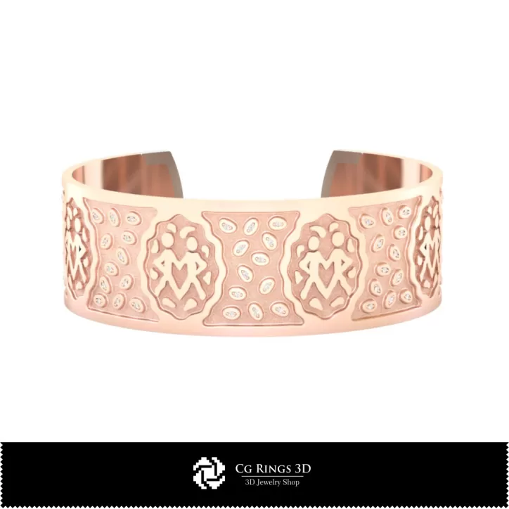 Bracciale Zodiacale Gemelli da Donna - Gioielleria CAD 3D