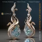 Boucles d'oreilles Vagues Maritimes - Joaillerie 3D CAO