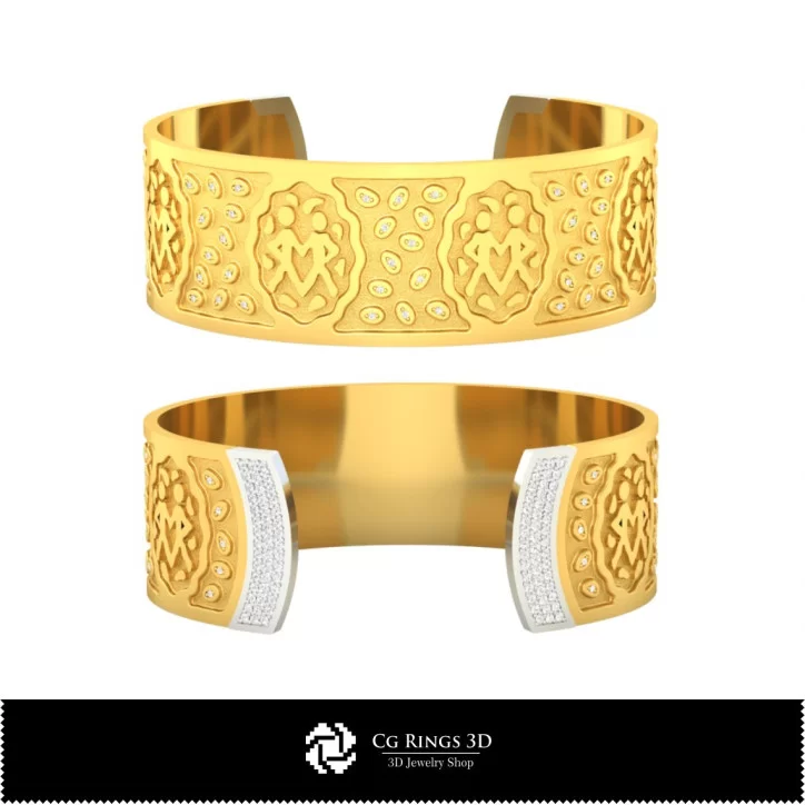 Women's Gemeni Zodiac Bracelet - Jewelry 3D CAD