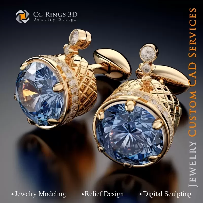 Gemelos - Joyería 3D