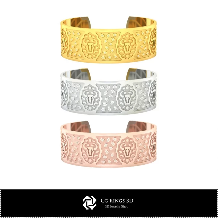 Bracelet Zodiaque Taureau Femme - Bijoux 3D CAO