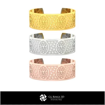 3D Women's Taurus Zodiac Bracelet Home, Bijuterii 3D , Bratari 3D CAD, Bratari 3D, BratarI Manseta 3D, Bratari cu Zodii 3D