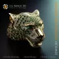 Pendente Panthere con Smeraldi - Gioielli 3D