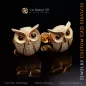 Boutons de Manchette Hibou - Bijoux 3D