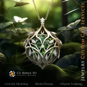 Tree Pendant - Jewelry 3D