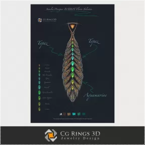 Croquis Pendentif (Numérique) - Joaillerie Design