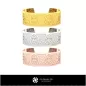 Bracelet Femme Bélier du Zodiaque - Bijoux 3D CAO