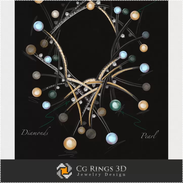 Collar Meduza - Diseño de joyería (Digital) Collar Meduza - Diseño de joyería (Digital)