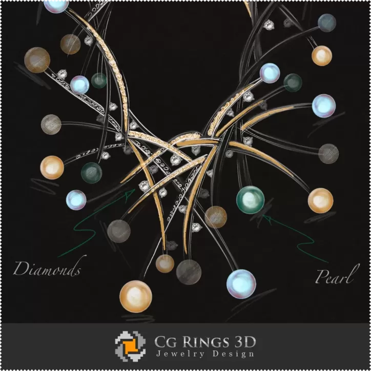 Meduza Halskette - Design Schmuck (Digital)