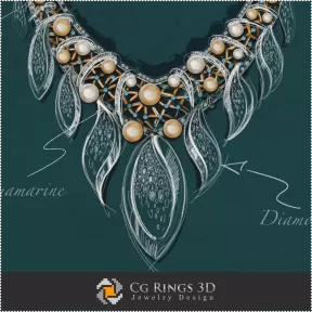 Design Joaillerie (Numérique) - Croquis Collier