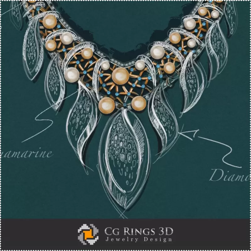 Design Gioielli (Digitale) - Schizzo Collana