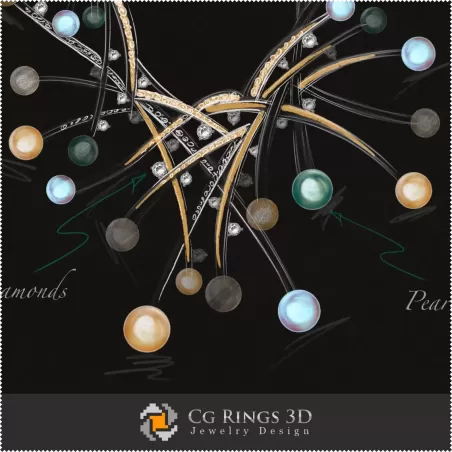 Meduza Halskette - Design Schmuck (Digital)