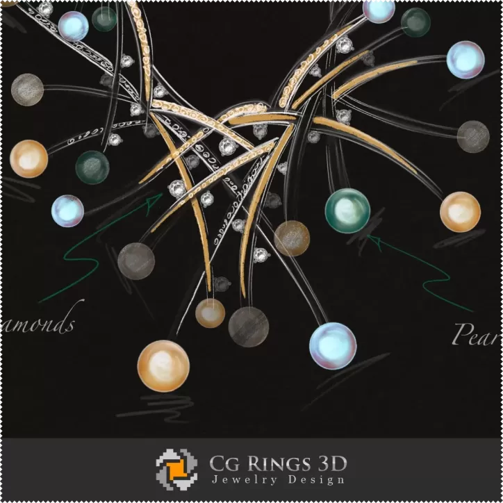Collana Meduza - Design Gioielli (Digitale) Collana Meduza - Design Gioielli (Digitale)