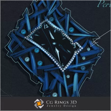 Diseño de joyas (Digital) - Diseño de reloj