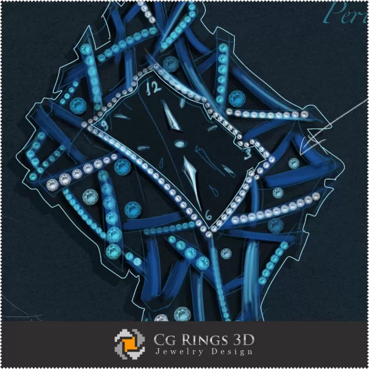 Jewelry Design (Digital) - Clock Design