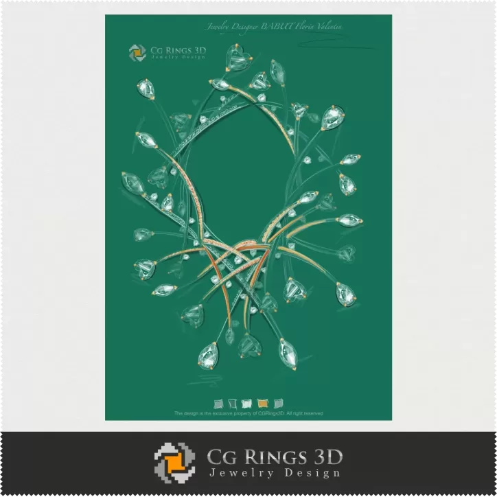 Meduza Halskette - Design Schmuck (Digital)